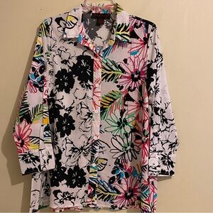 Floral Button-Up Shirt